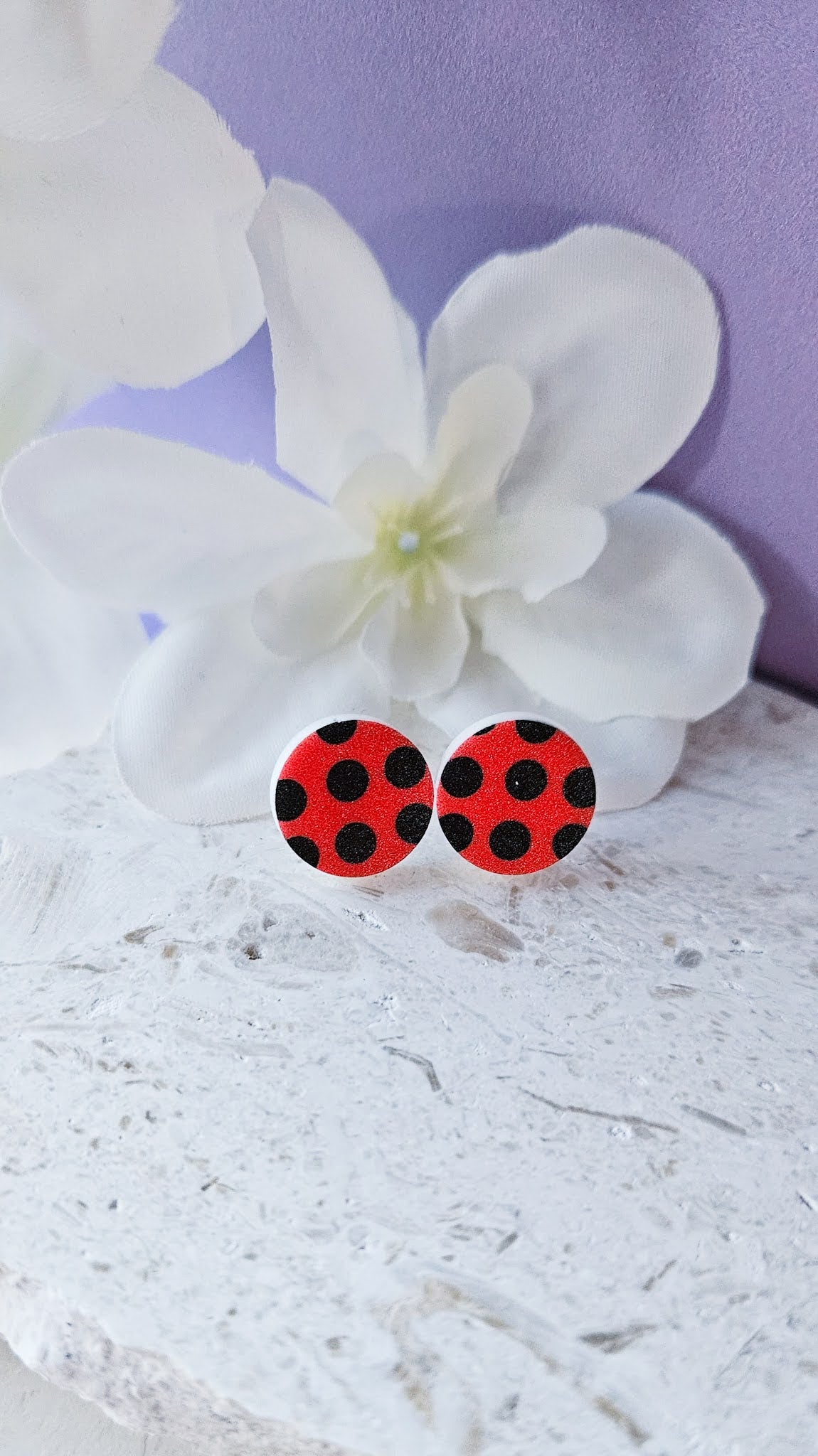 Ladybug Studs