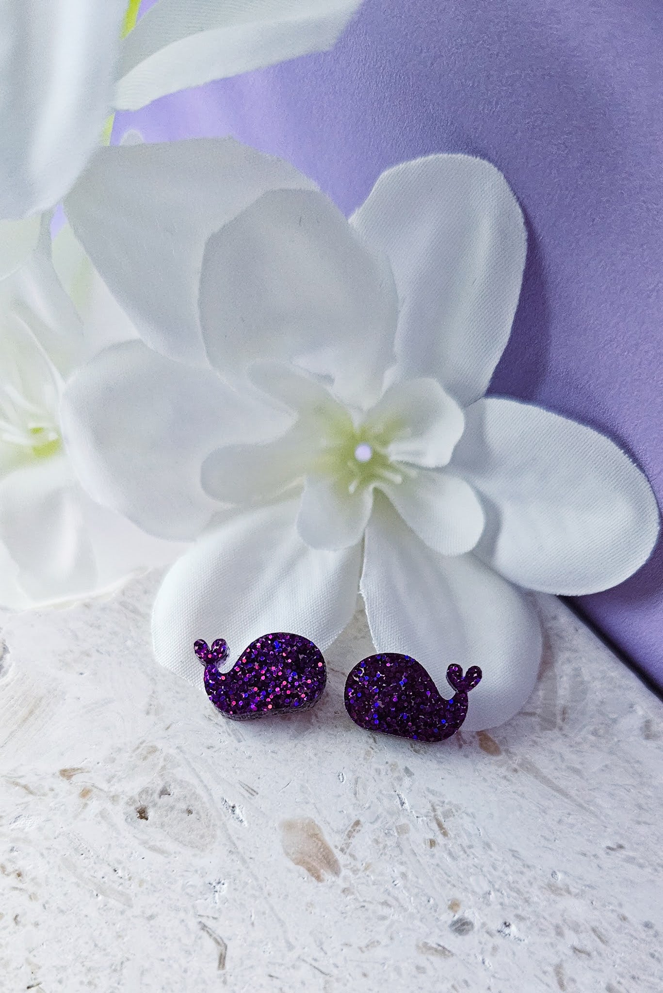 Holographic Whale|Studs