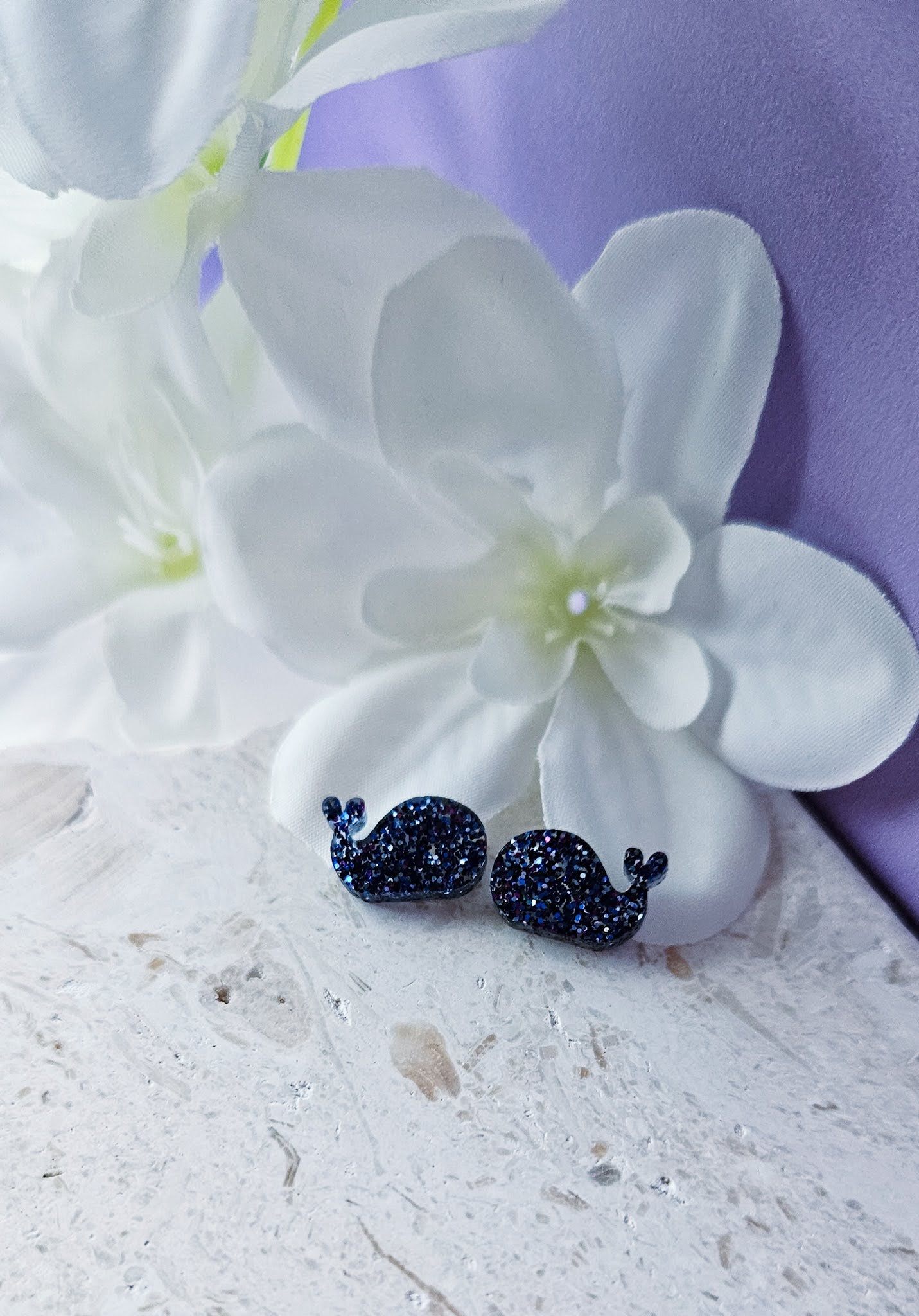 Holographic Whale|Studs
