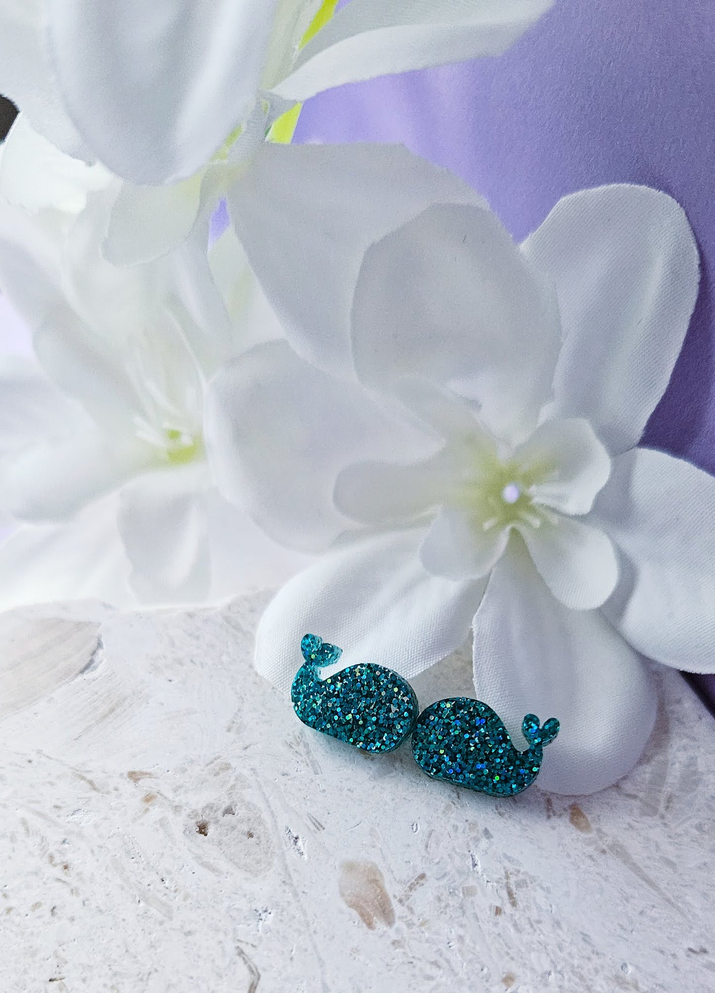 Holographic Whale|Studs