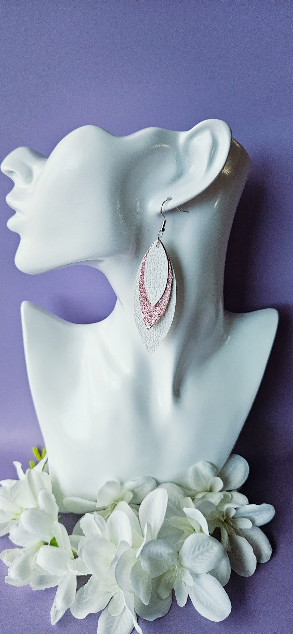 Leaf Leather Dangles