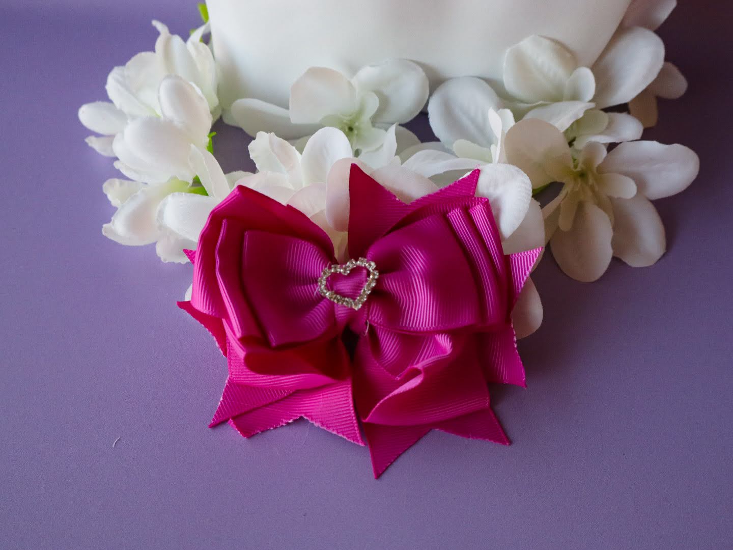 Heart Ribbon Bows – Assorted Colours