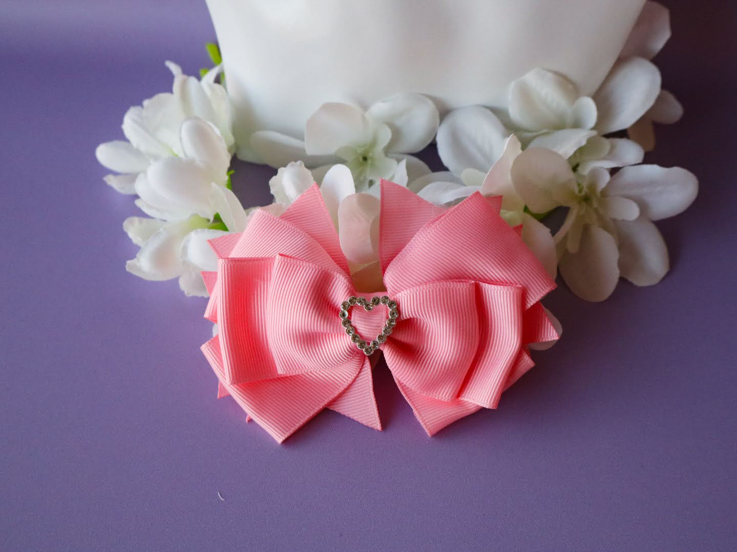 Heart Ribbon Bows – Assorted Colours