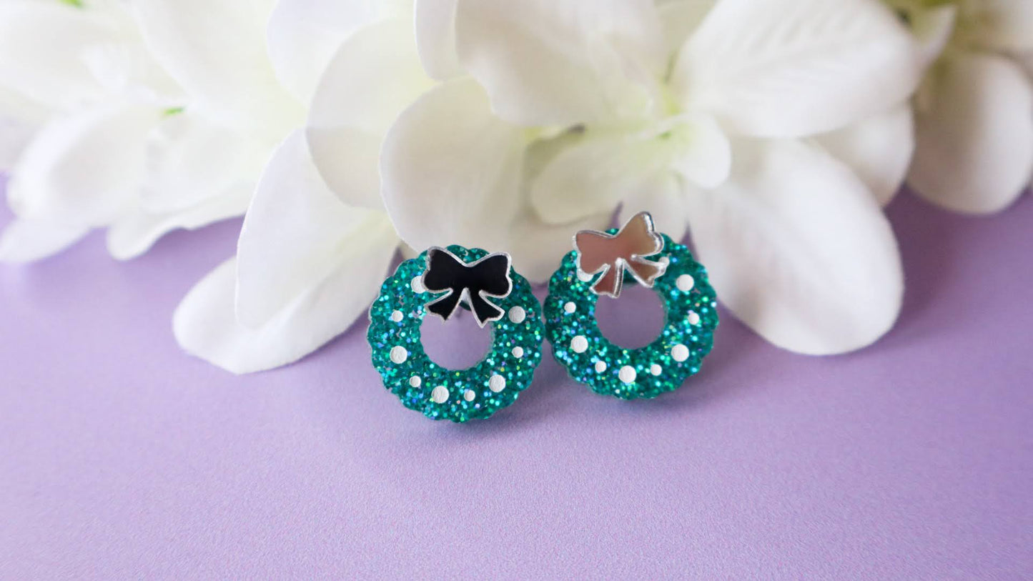 Non-Traditional Glitter Wreaths