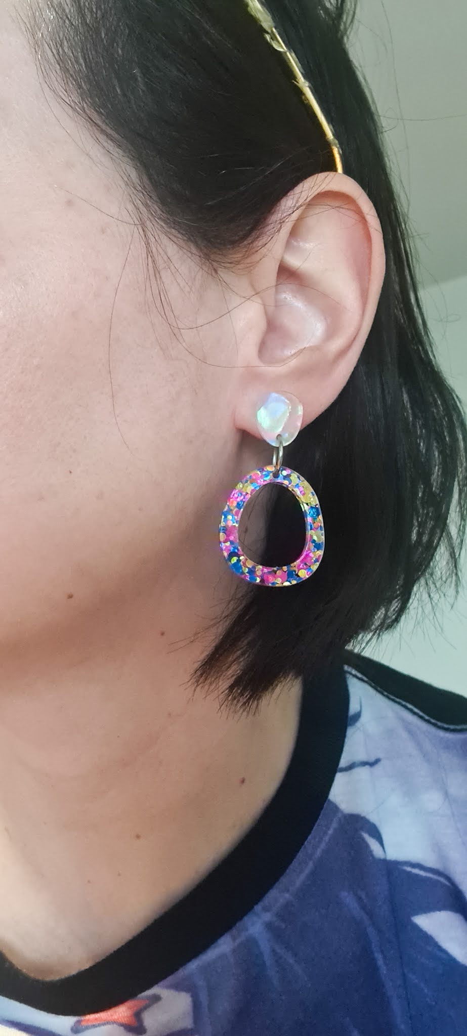 Rainbow Oval Drops