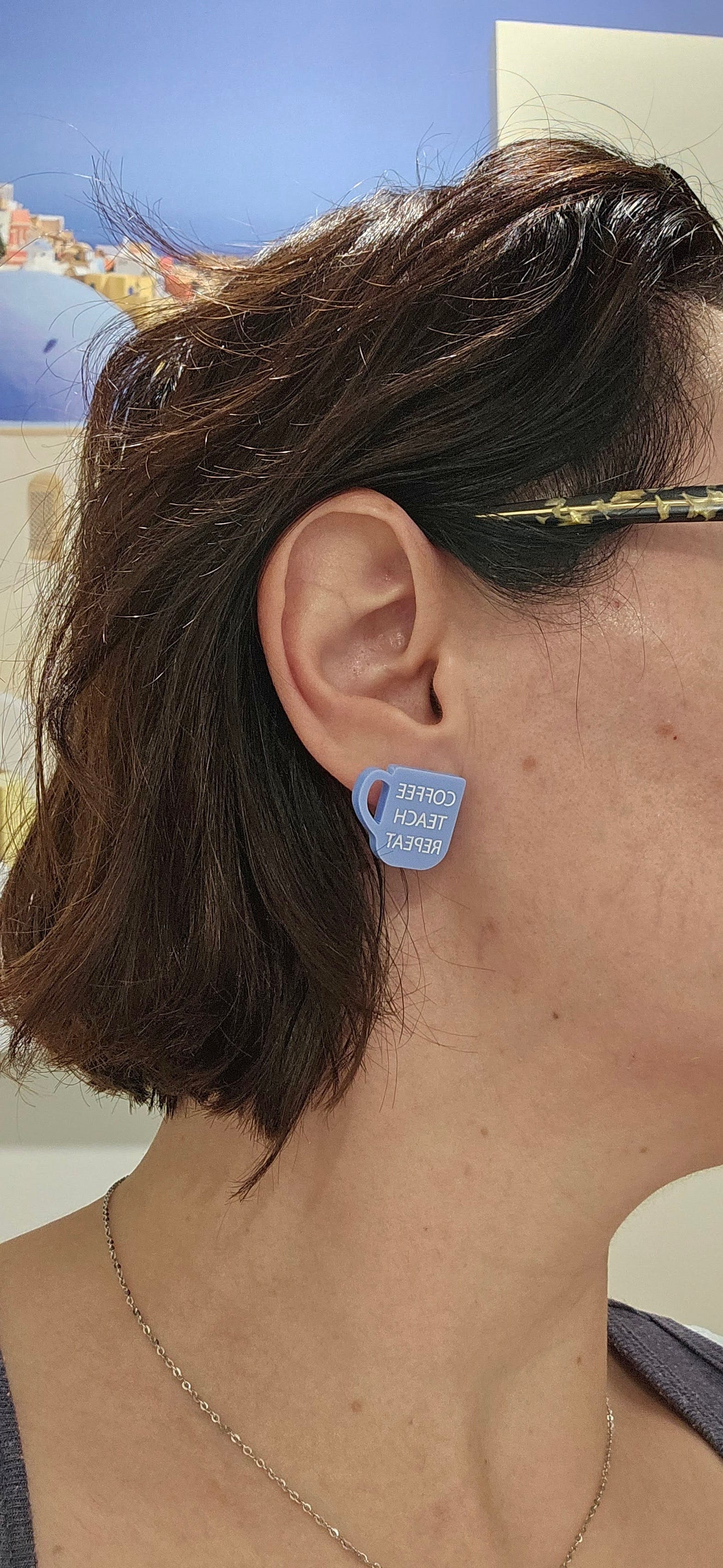 Coffee, Teach, Repeat Studs