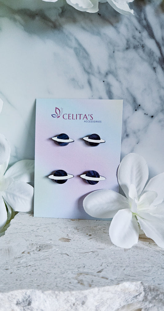 Planet Saturn Studs