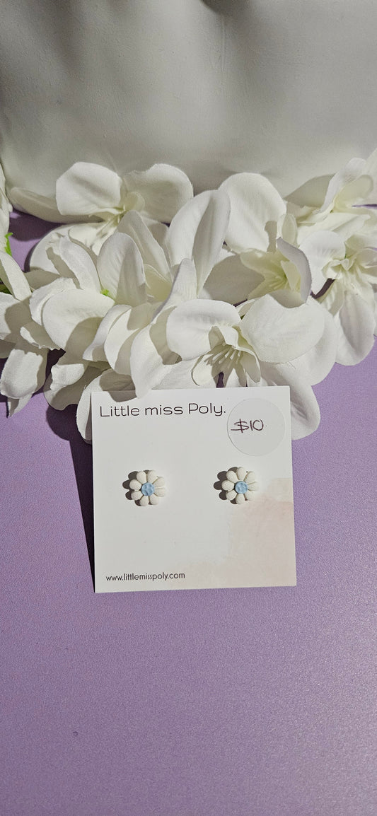 Daisy Studs by Little Miss Poly