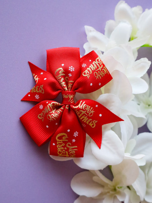 Christmas Pinwheel Bow