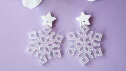 Fairy Dust Snowflake Dangles