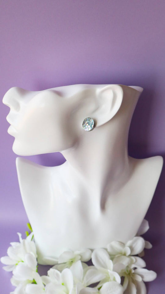 Chunky Star Glitter Studs
