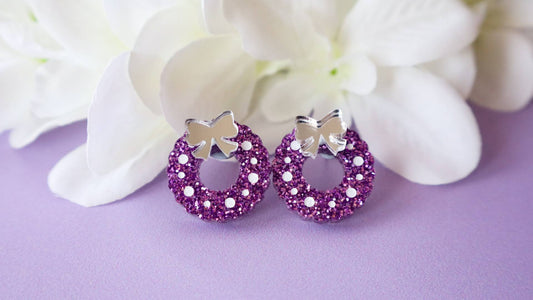 Non-Traditional Glitter Wreaths