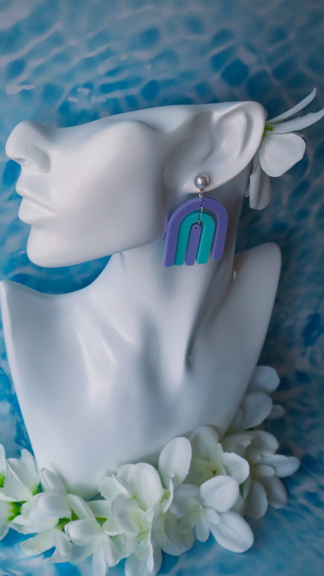 Rainbow Glow Dangles