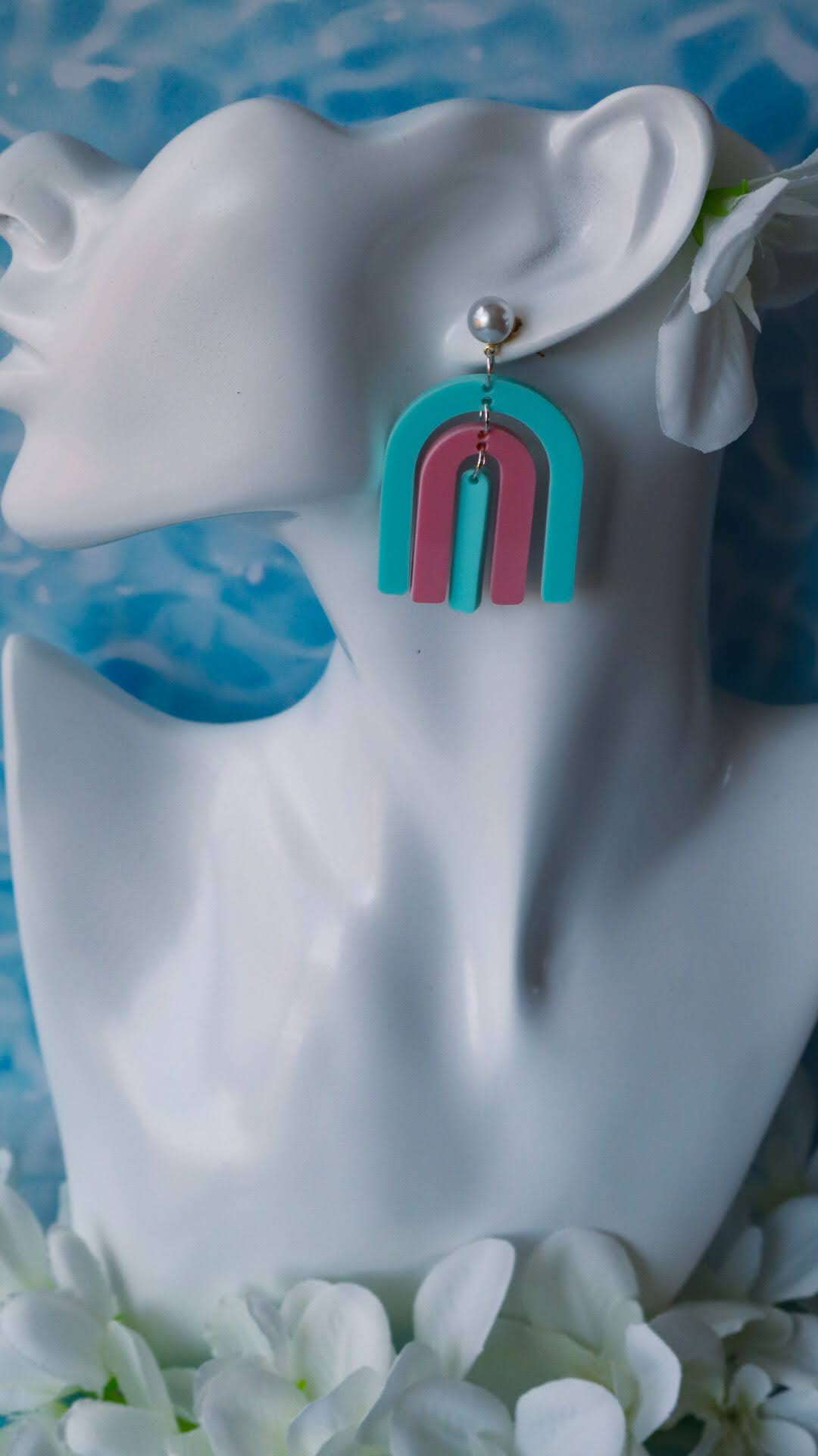 Rainbow Glow Dangles