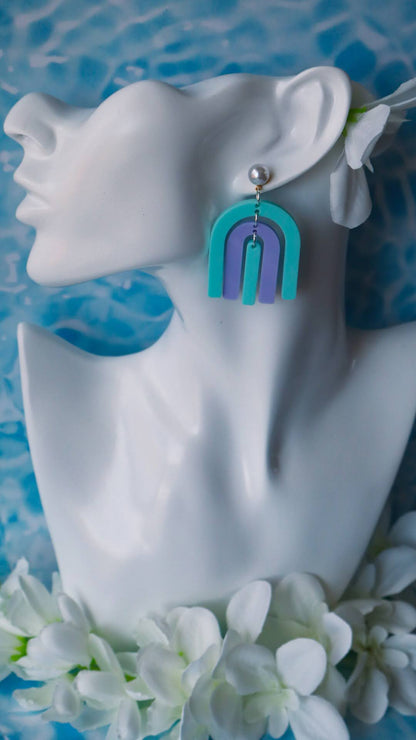 Rainbow Glow Dangles