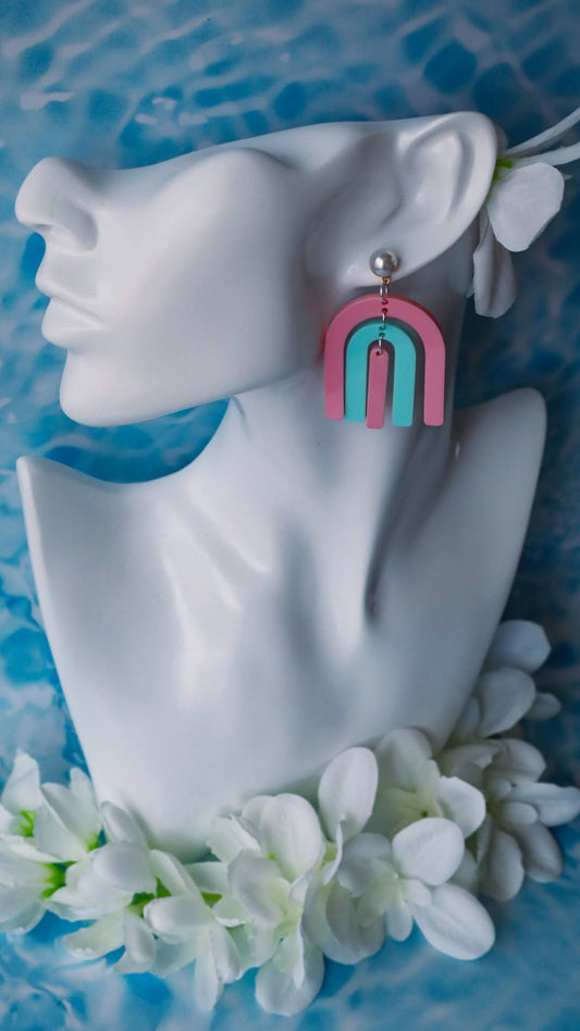 Rainbow Glow Dangles