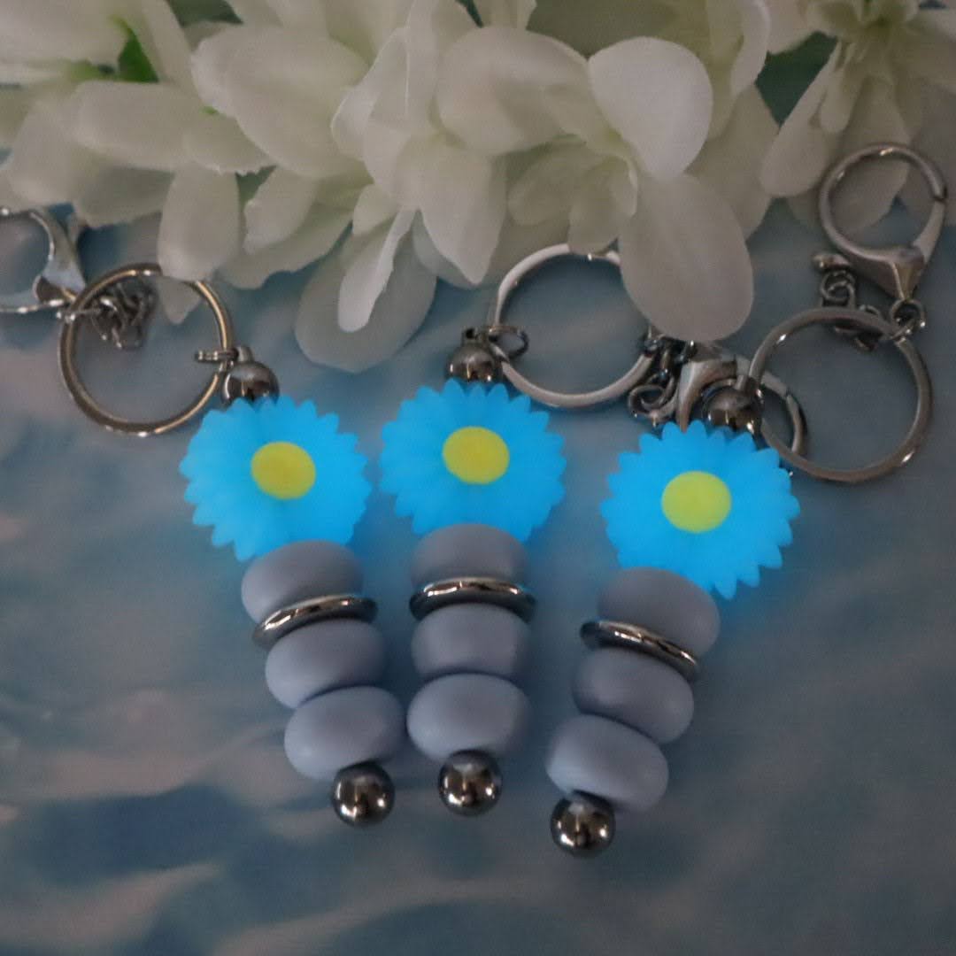 Prostate Cancer Awareness Keyring (Glows in the Dark)