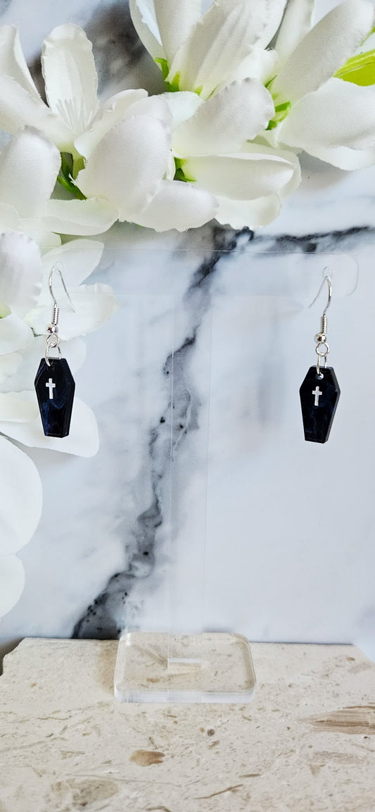 Coffin Halloween Dangles