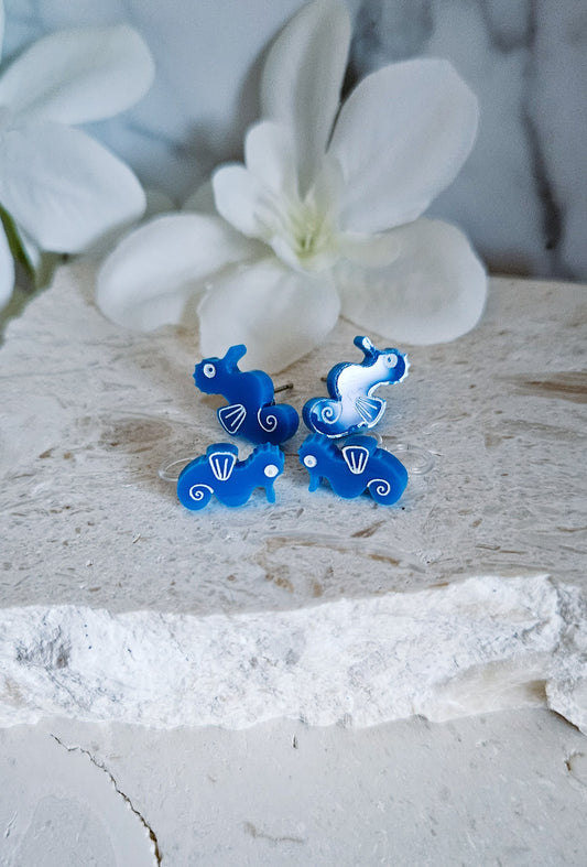 Seahorse Studs