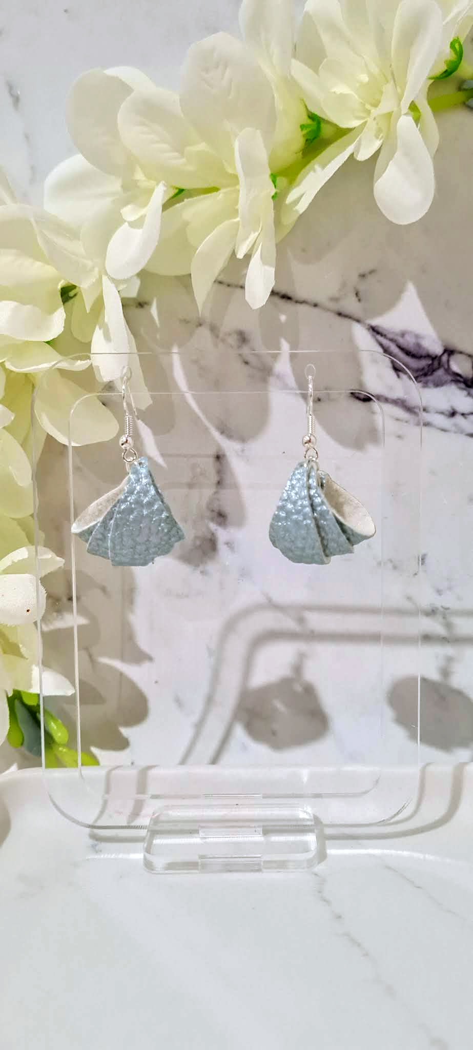 Sky Blue Bell Dangles