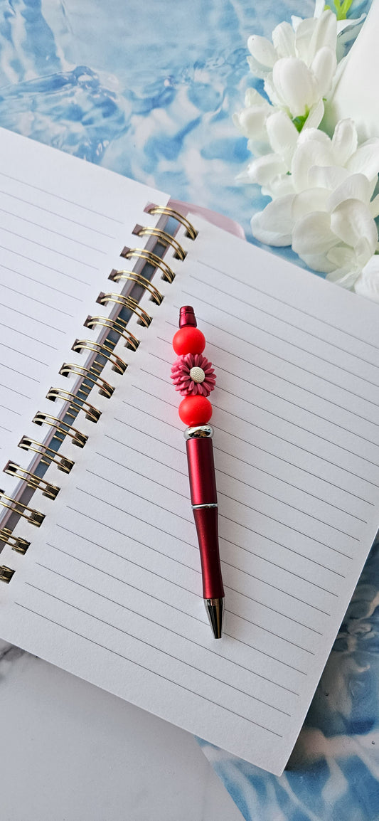 Bowel Cancer Awareness Pen - Red